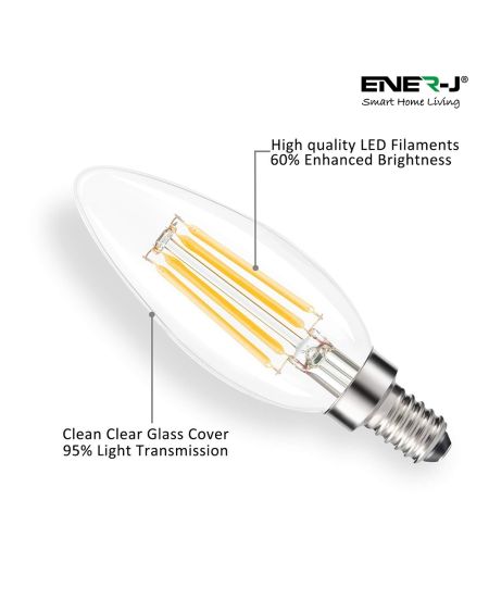 Filament de bougie LED 4W (3000k)