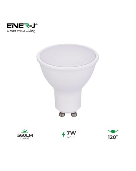 LED CMS à corps en plastique GU10 7W, 560 Lm 4000K