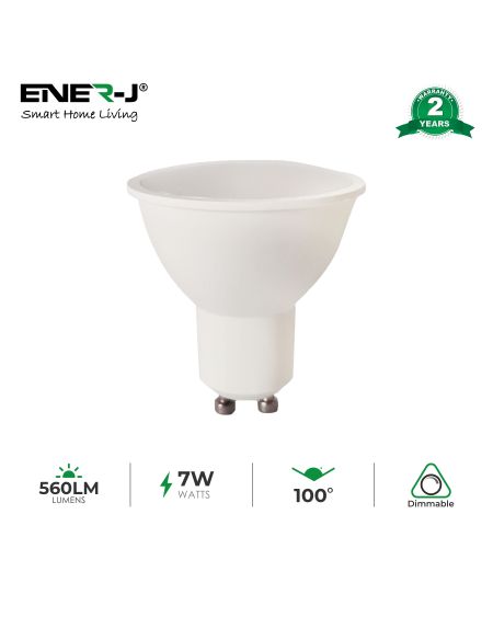 Ampoule LED à intensité variable, 7 W, GU10, 4 000 K