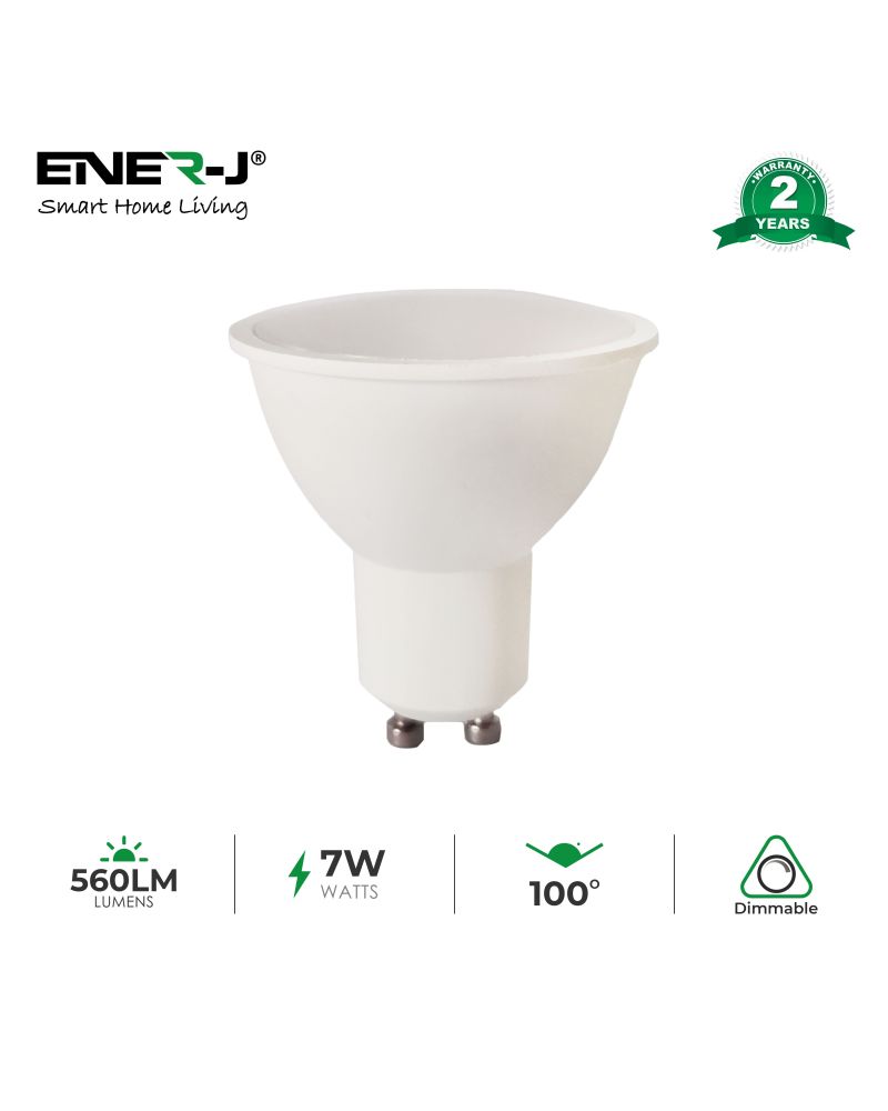 Ampoule LED à intensité variable, 7 W, GU10, 4 000 K Ampoule LED à intensité variable, 7 W, GU10, 4 000 K