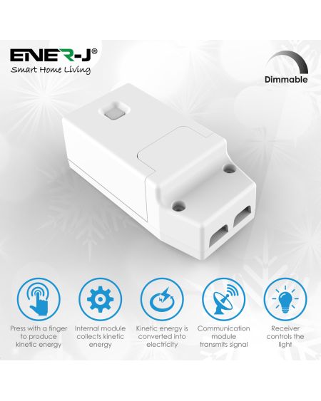 Récepteur sans fil RF (pas de Wi-Fi) marche/arrêt et à intensité variable, 1,5 A